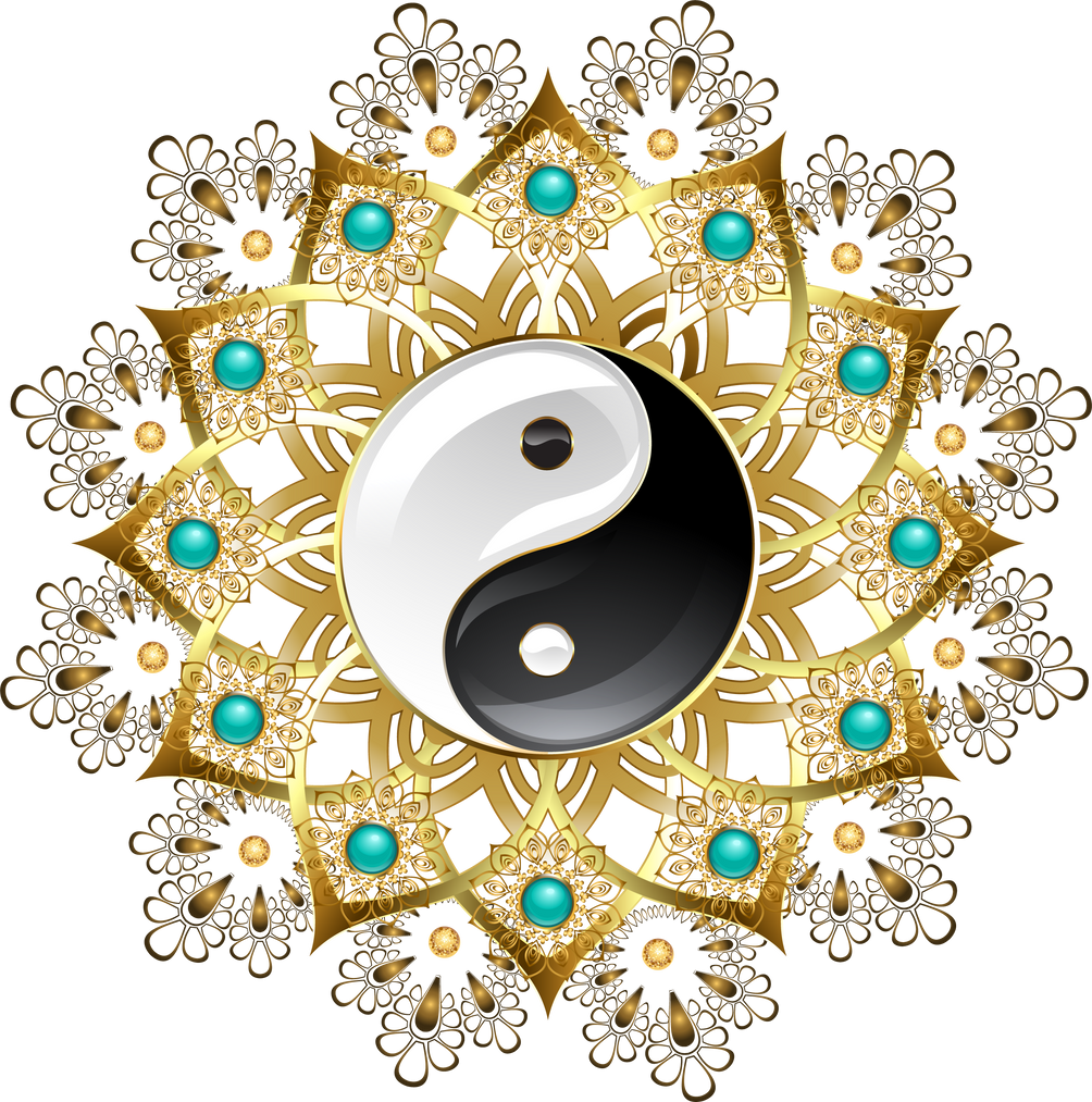 Symbol of Yin Yang Mandala