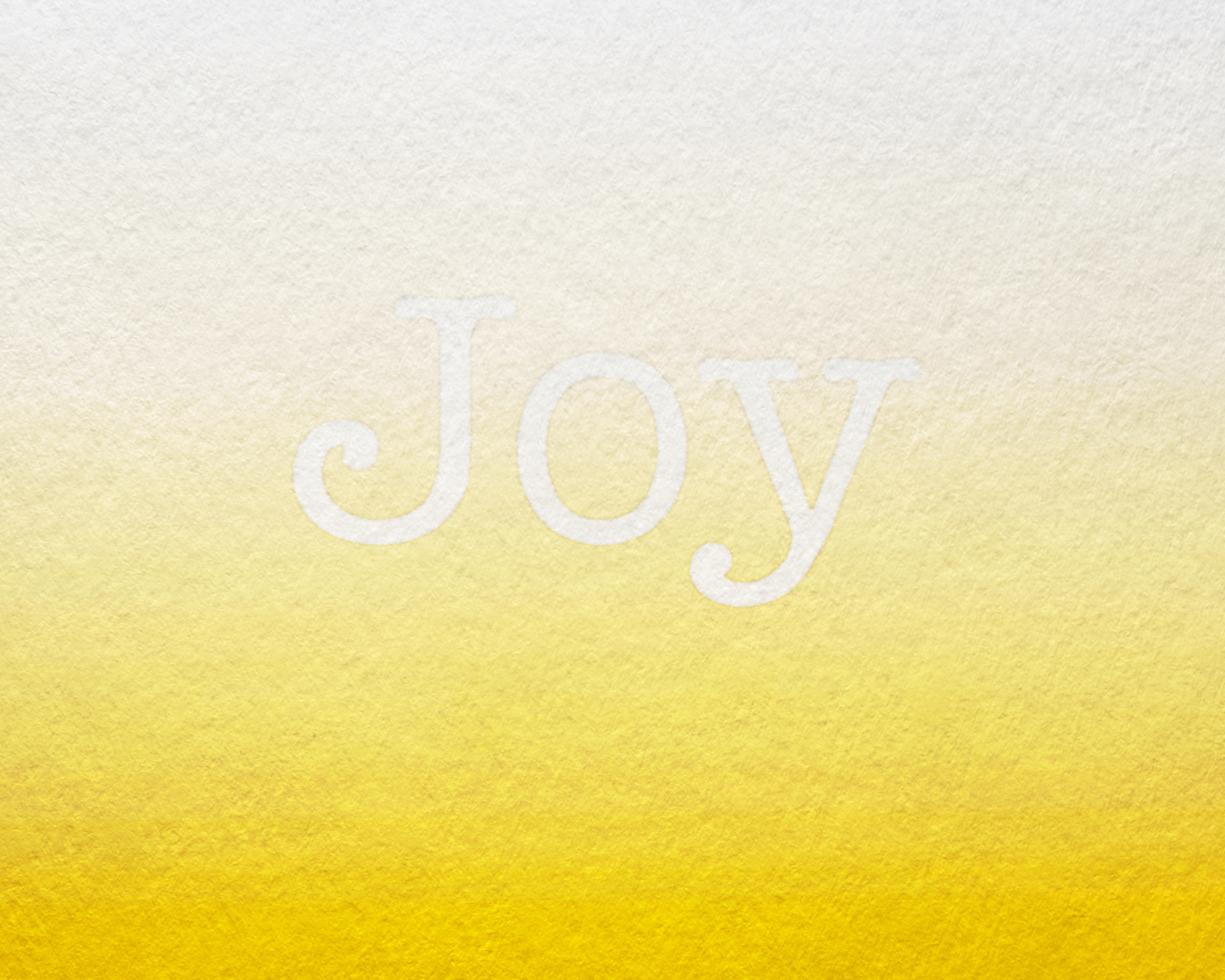 Joy with Yellow Background, watercolor painted Fruit of the Spirit